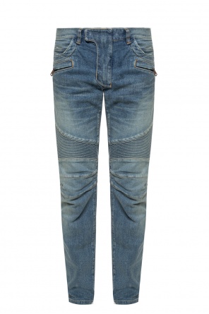 Jeansy z przetarciami, zdjęcie 1 Jeansy z przetarciami od Balmain